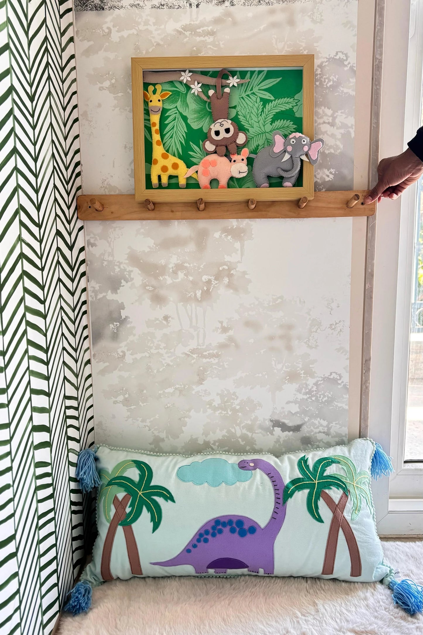 My felt Jungle Story Board (Magnetic)