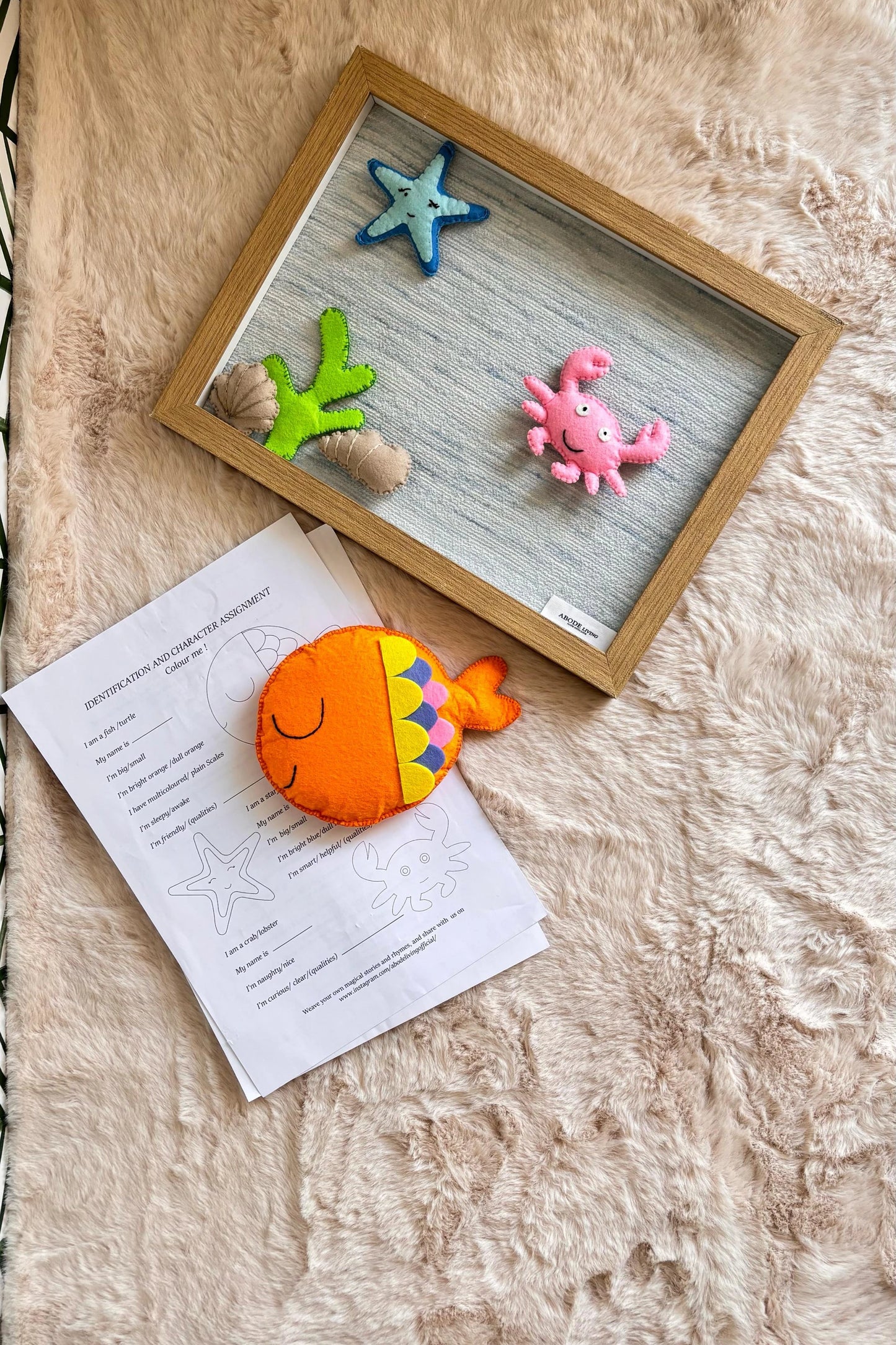 Felt UNDERWATER WORLD Story Board (Magnetic)