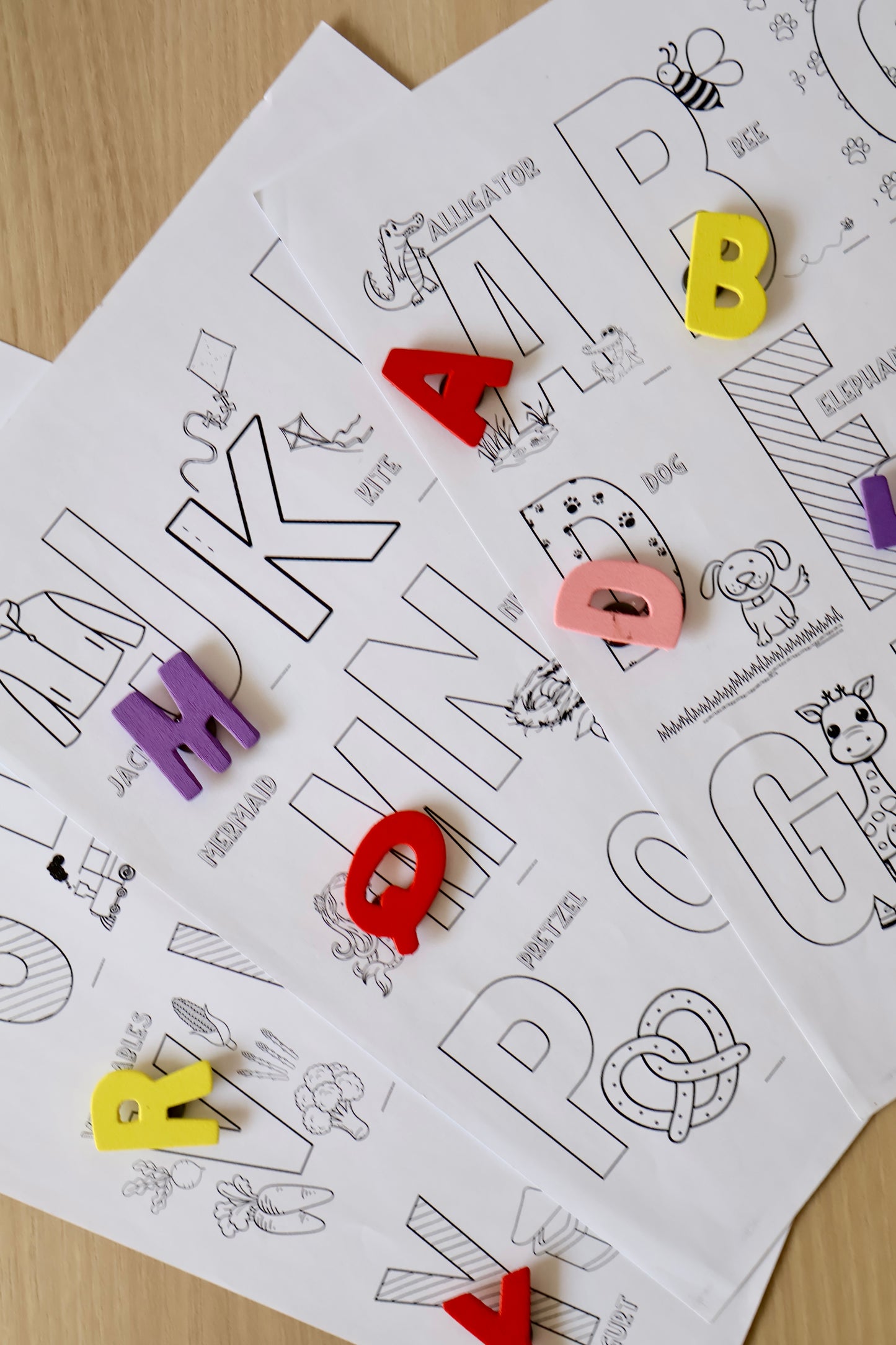 ABCD Magnetic Pin-Up board