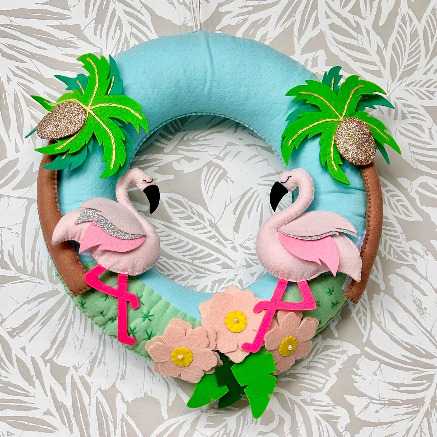 Interactive Flamingo Loop Hanging