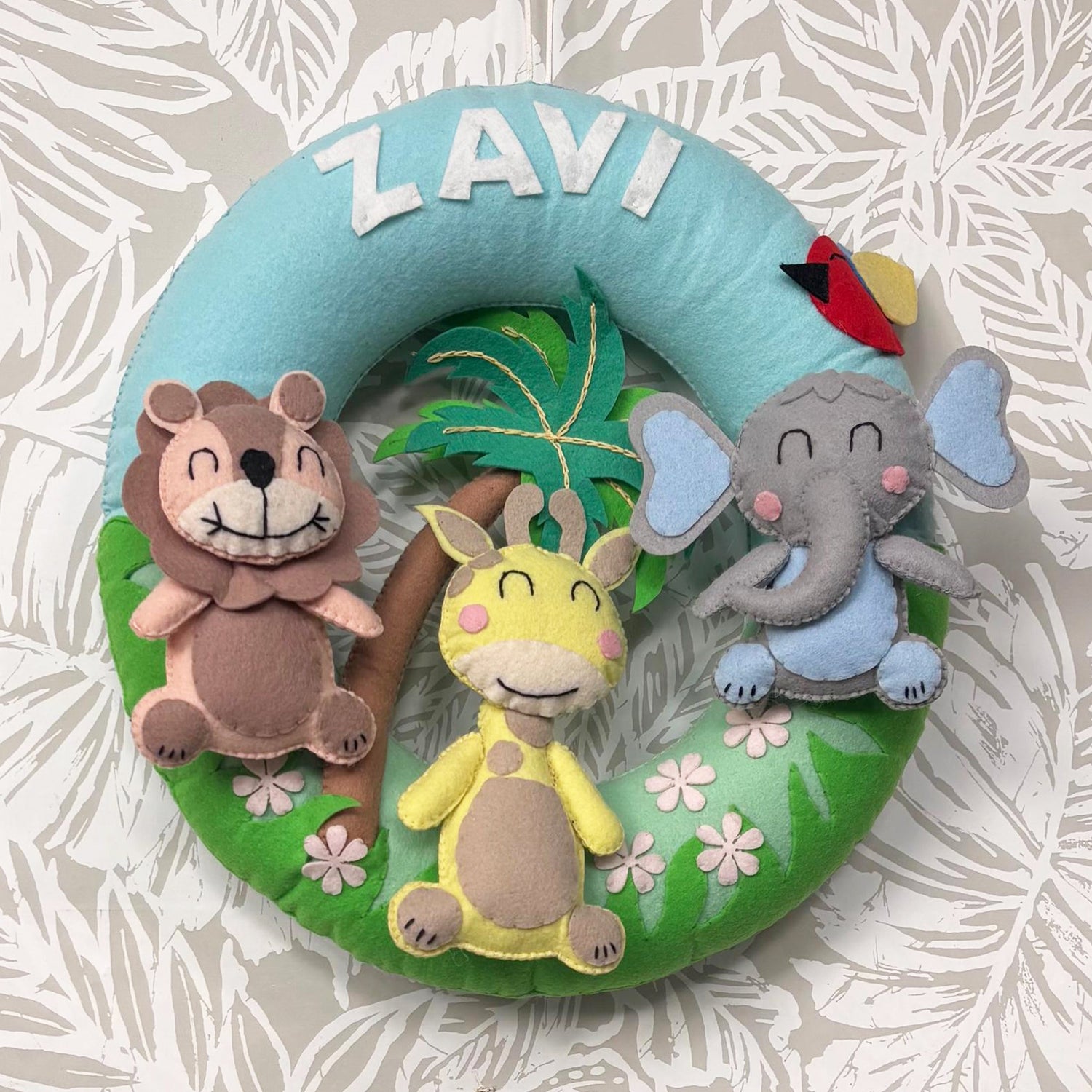 Interactive Felt Rattle Hangings