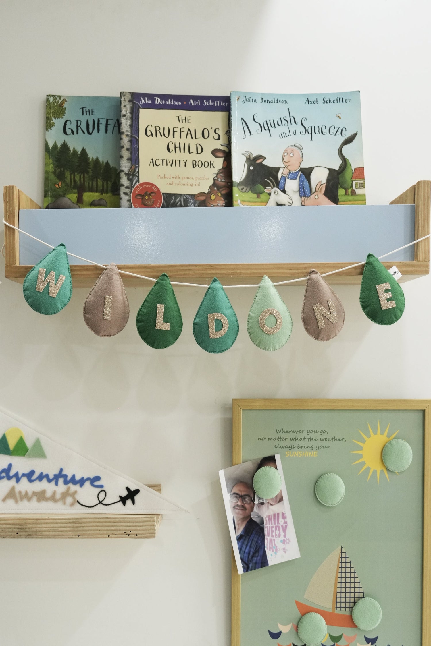 Felt Droplet Garlands