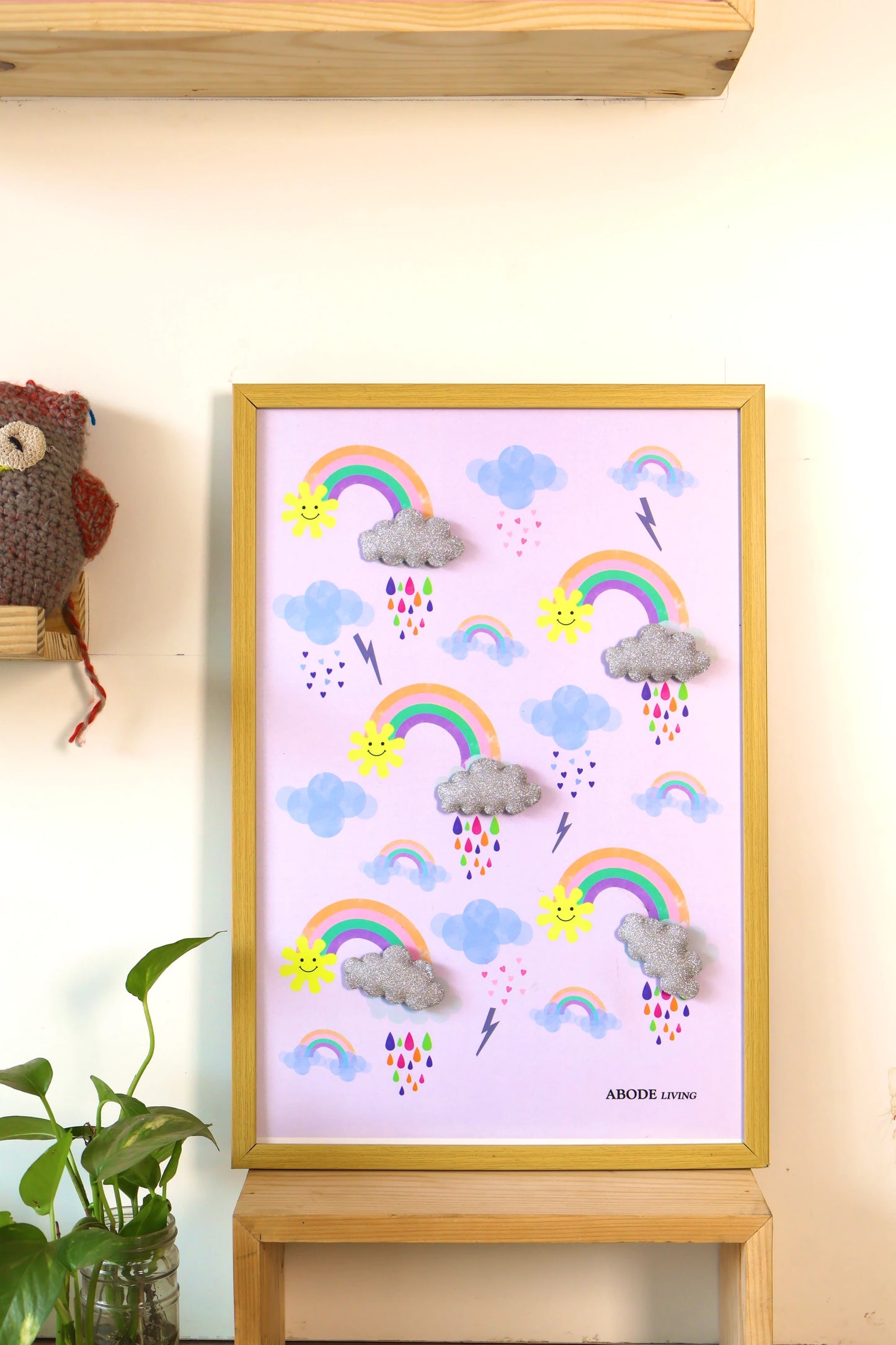 Sun Cloud Magnetic Pin-Up Board