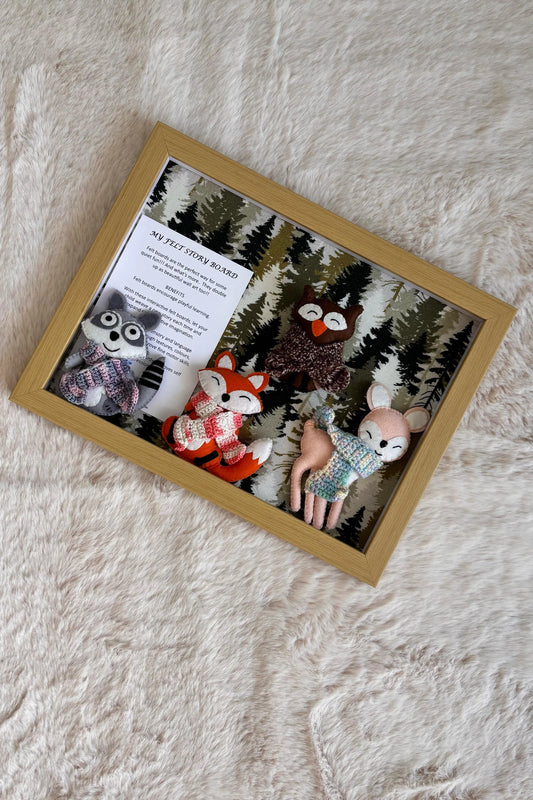 My Felt Woodland Story Board (magnetic)