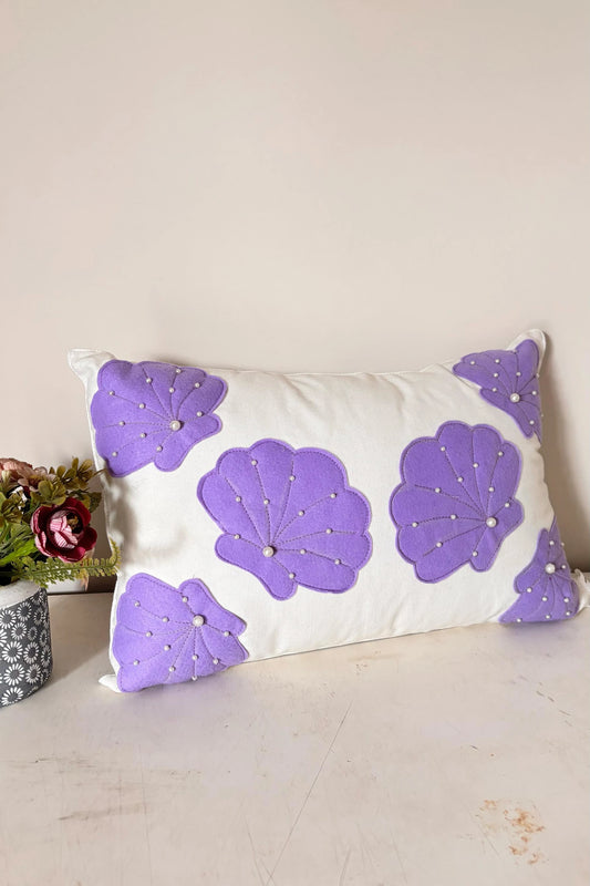 Purple Shell Cushion
