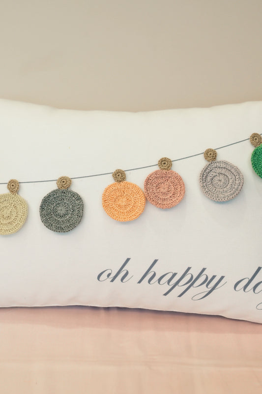 Interactive "Oh Happy Day"  Cushion