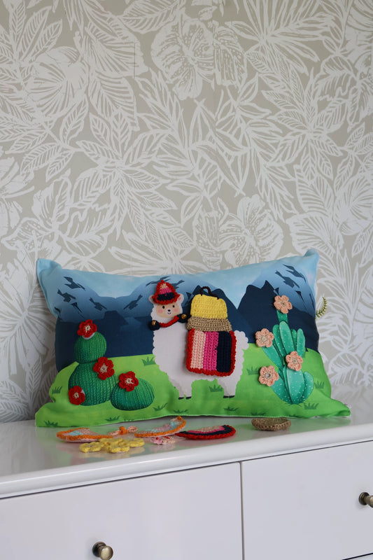 Interactive Llama Drama Cushion