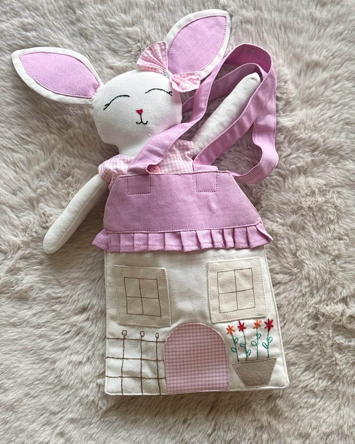 Mimi and her doll house bag