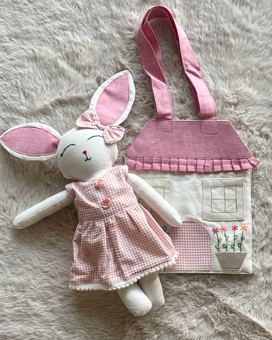 Kiki and her doll house bag