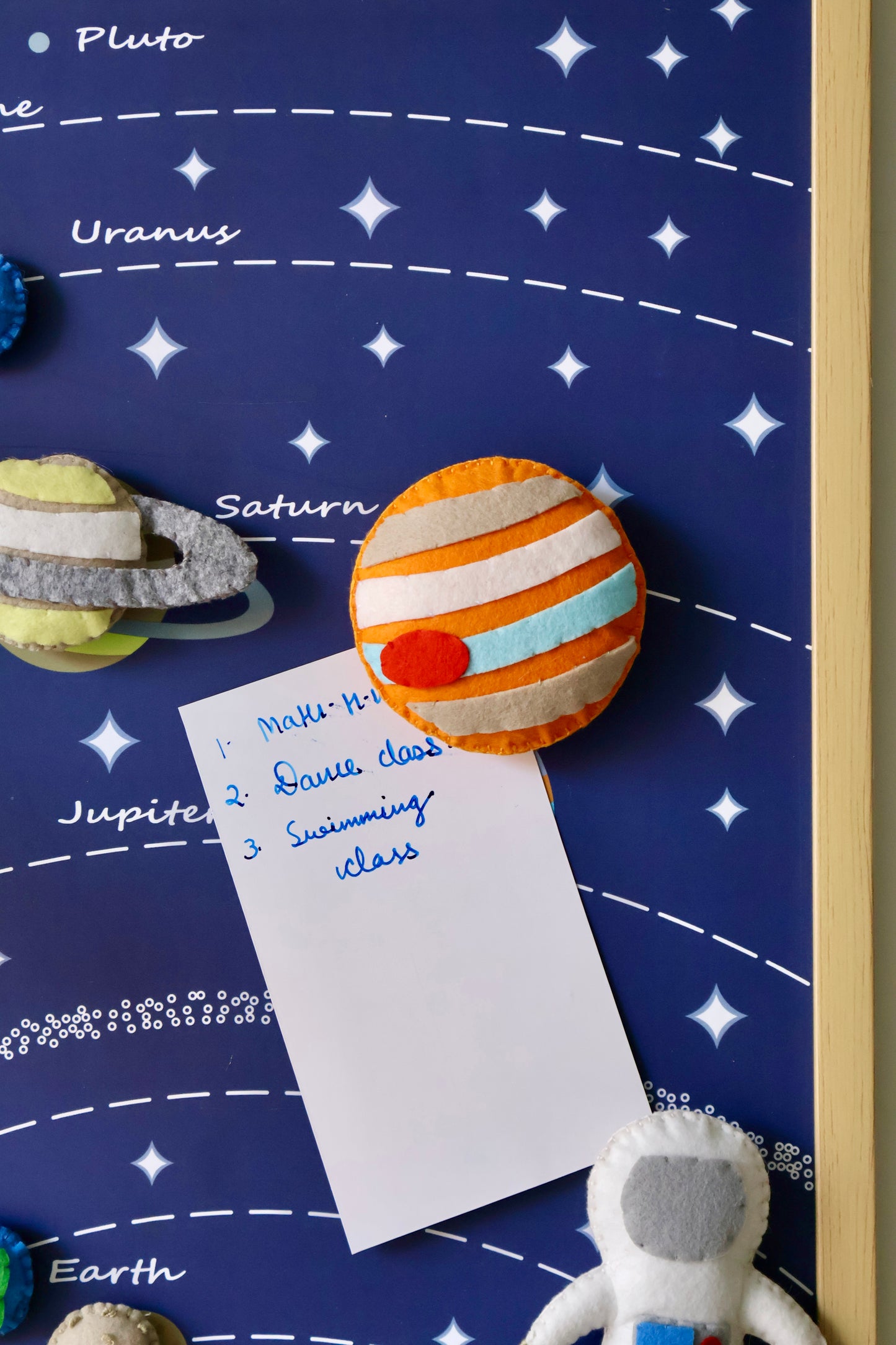 Solar System Magnetic Pin-Up Board