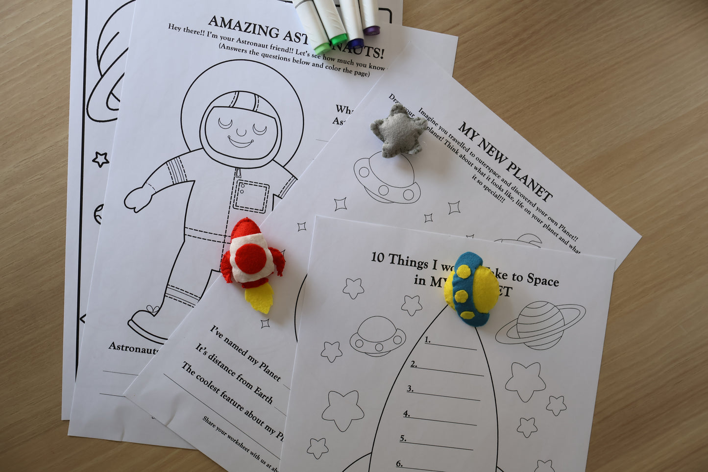 Astronaut Magnetic Pin-Up Board