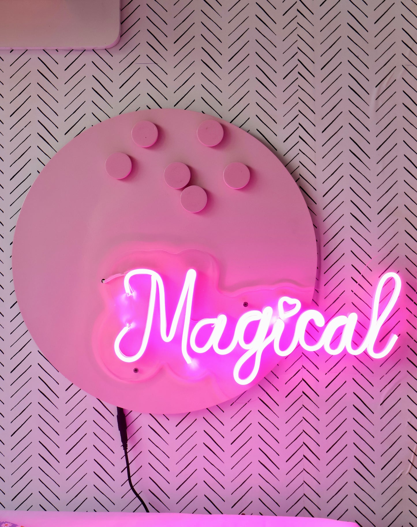 Neon Sign Magnetic Board