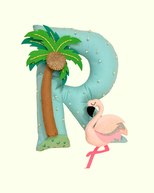 Interactive Tropical Alphabet Hanging