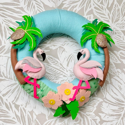Interactive Flamingo Loop Hanging