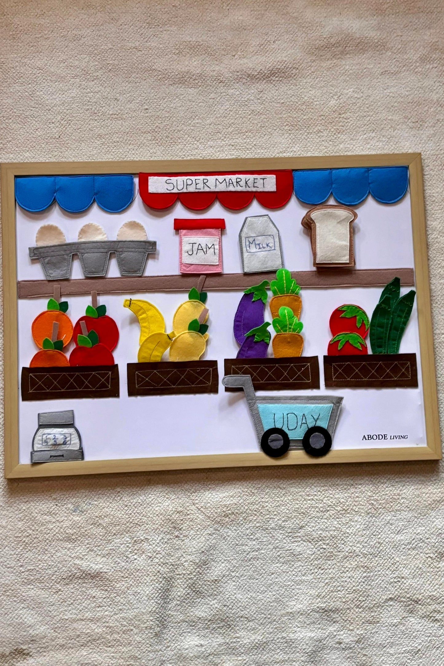 Magnetic Supermarket-themed Board