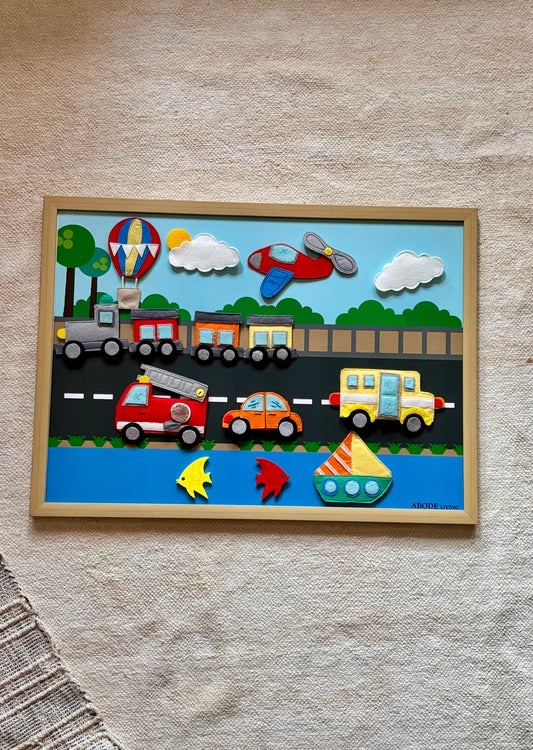 Magnetic Transportation-themed Board
